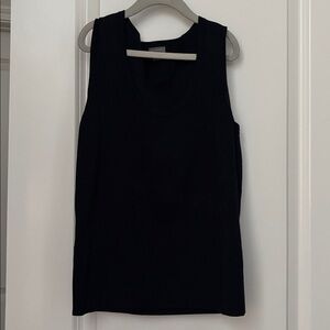 Ann Taylor Black Sleeveless Top